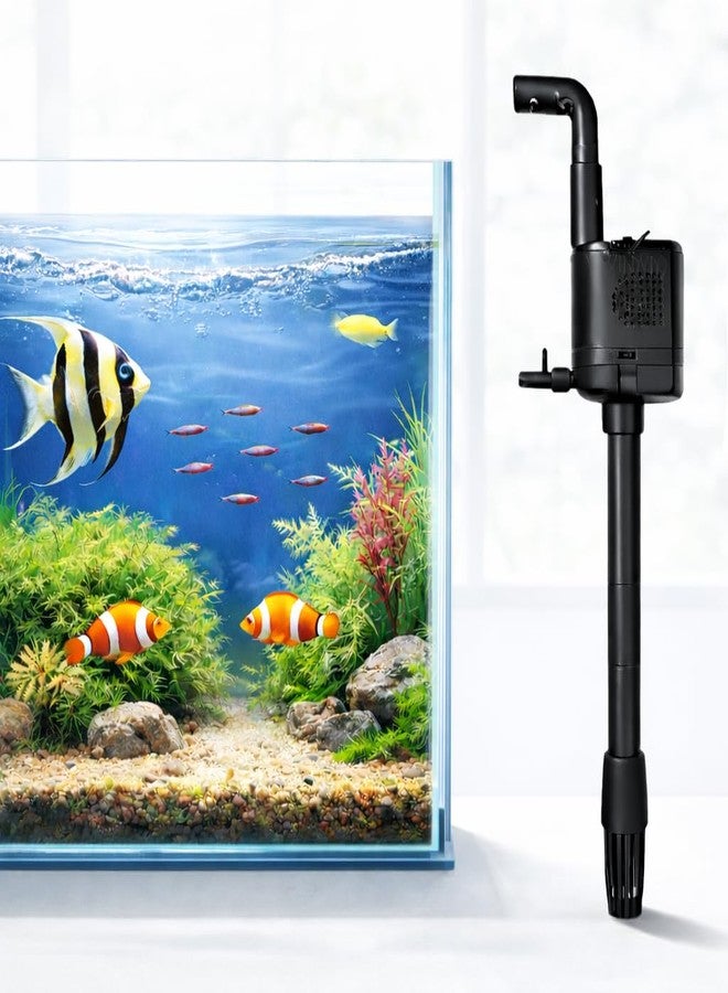VAYINATO RS Electrical RS-580P 10W 3-in-1 Submersible Power Head Filter Motor | 900L/H Water Circulation, Filtration & Oxygenation for Imported Fish Tanks - Image 1