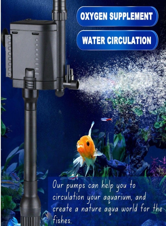 VAYINATO RS Electrical RS-580P 10W 3-in-1 Submersible Power Head Filter Motor | 900L/H Water Circulation, Filtration & Oxygenation for Imported Fish Tanks - Image 5