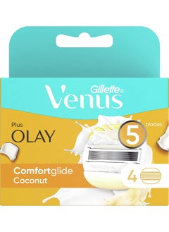 Gillette Gillette Venus and Olay Women's Razor Blade Refills 4 count  - Image 1