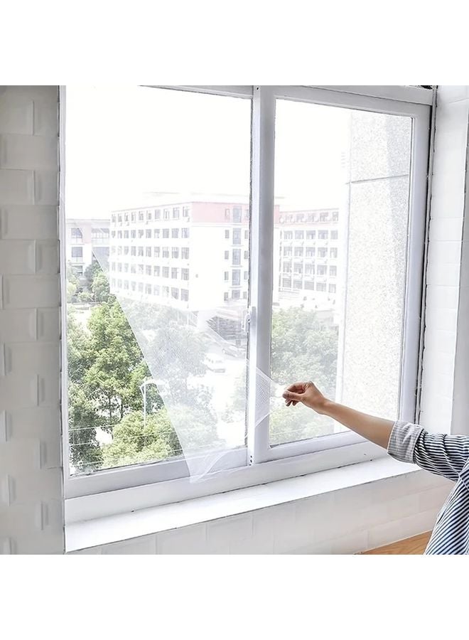 Self Adhesive Anti Fly Mosquito Net 3 94inch x 3 94inch Double Sided Nano Screen Repair Patch - Image 5