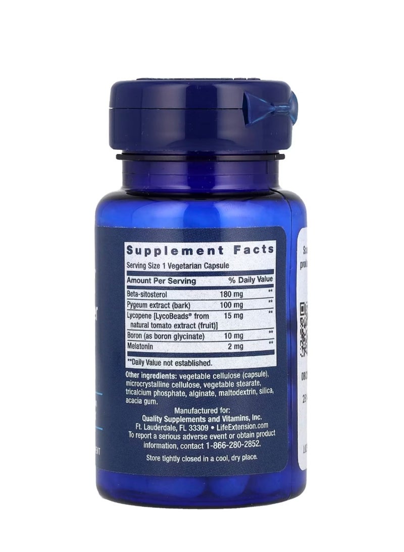 Life Extension Men's Bladder Support 30 Vegetarian Capsules - Image 2