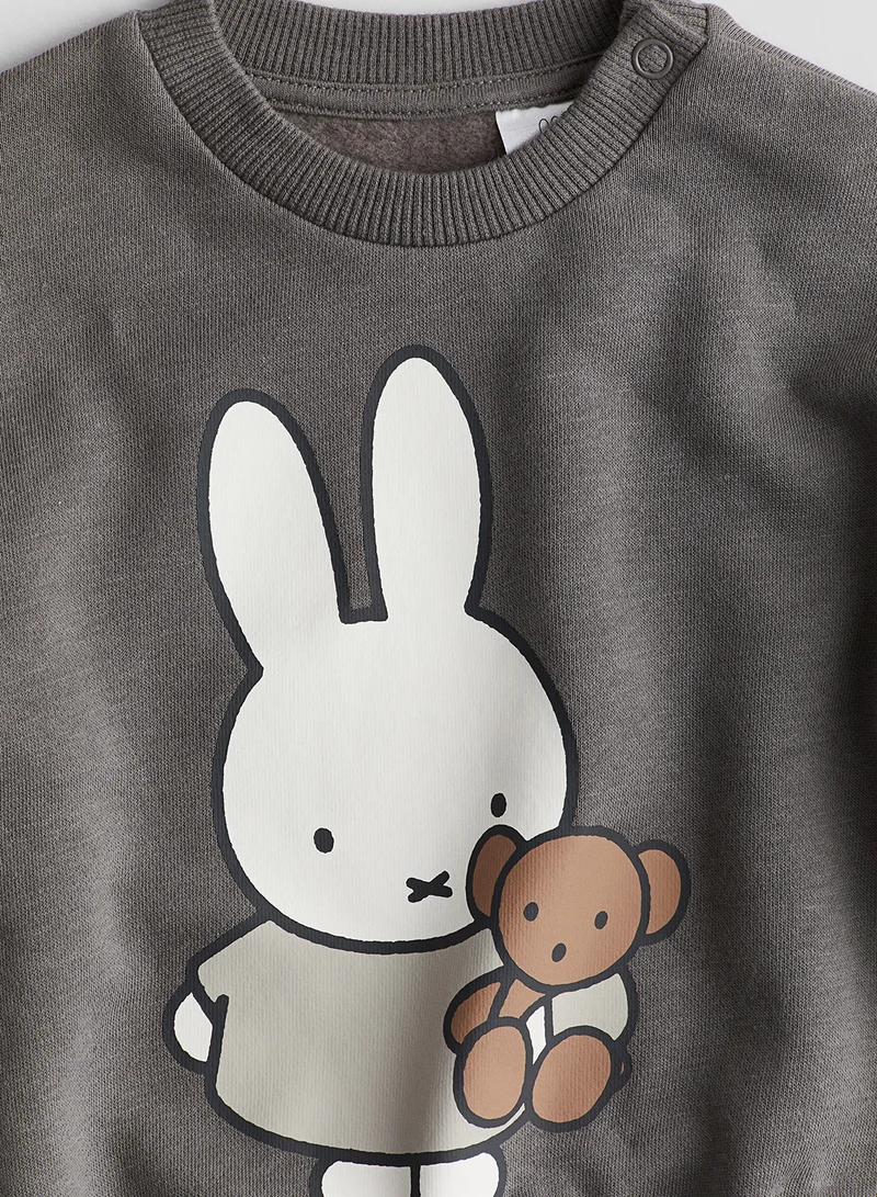 اتش اند ام 2-Piece Printed Sweatshirt Set