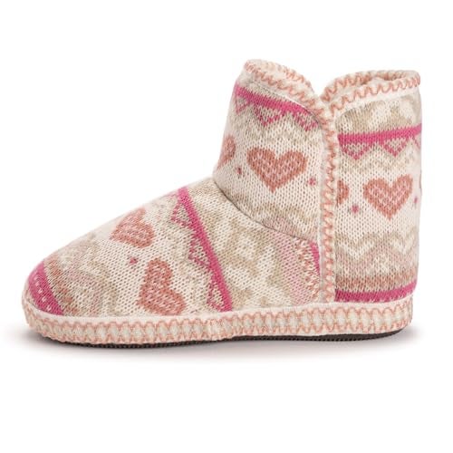 MUK LUKS Women's Leigh Slipper, Pink, M - Image 4