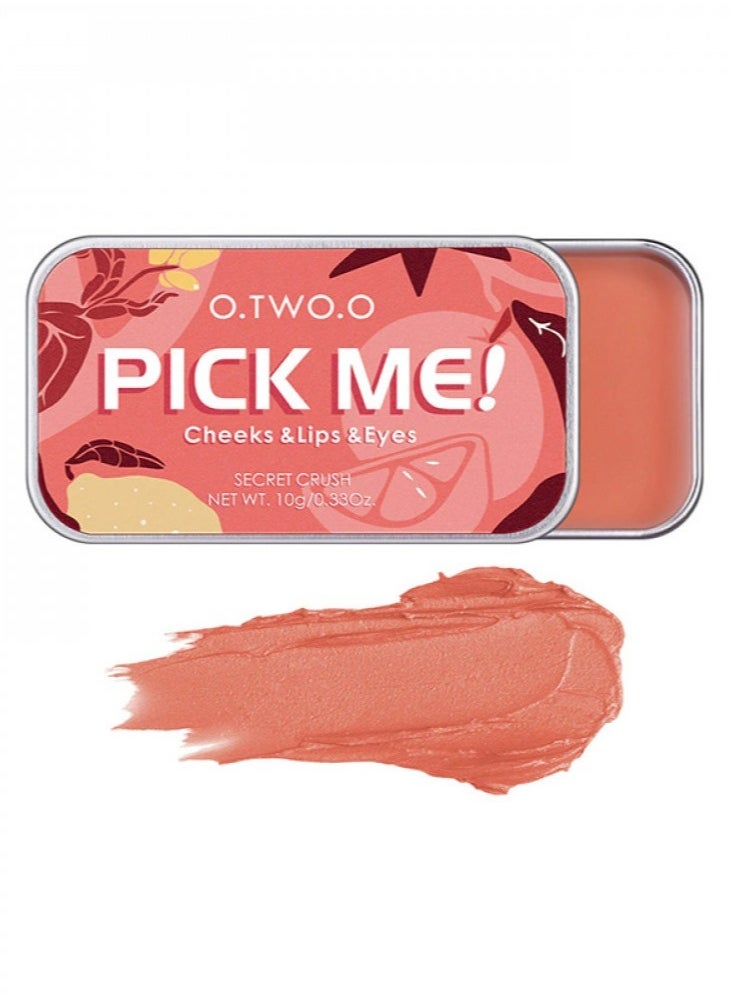 O.TWO.O Creamy blush for lips  cheeks and eyes 01 light from O.TWO.O or 10g  - Image 1