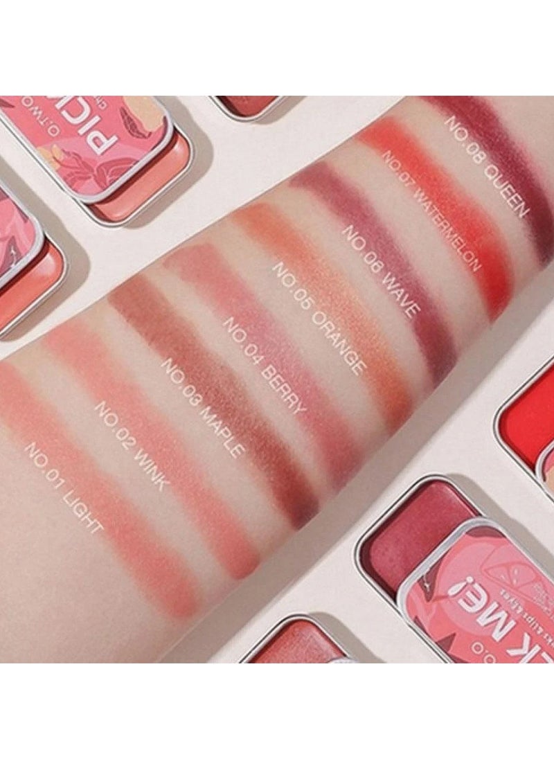 O.TWO.O Creamy blush for lips  cheeks and eyes 01 light from O.TWO.O or 10g  - Image 3