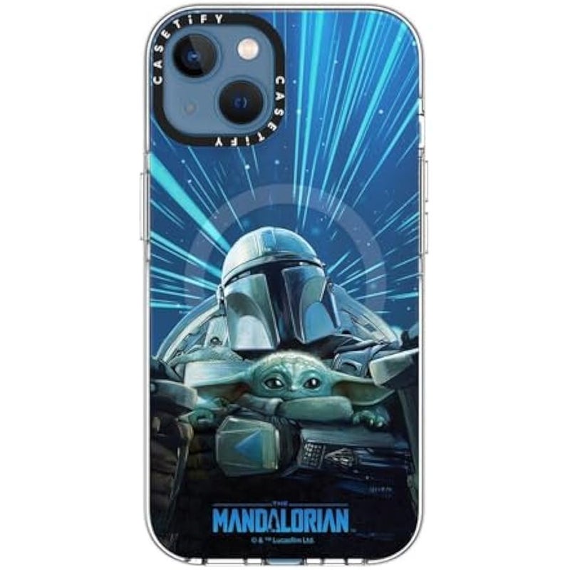 Casetify Clear iPhone 13 Case 【Mandalorian Co-Lab/Not Yellowing / 6.6ft Drop Protection/Compatible with Magsafe】 - You Ready for an Adventure - Clear - Image 5