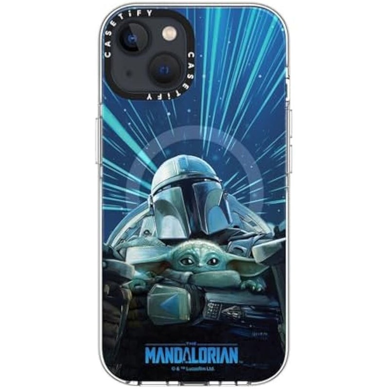 Casetify Clear iPhone 13 Case 【Mandalorian Co-Lab/Not Yellowing / 6.6ft Drop Protection/Compatible with Magsafe】 - You Ready for an Adventure - Clear - Image 4