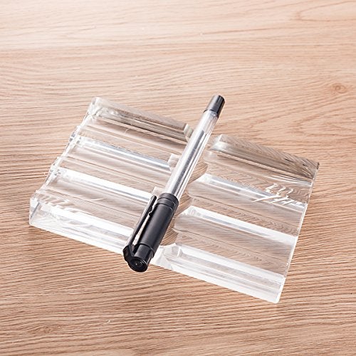 LONGWIN Office Supplies Crystal Fountain Pen Holder Desktop Organizer - Image 2