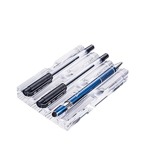 LONGWIN Office Supplies Crystal Fountain Pen Holder Desktop Organizer - Image 1