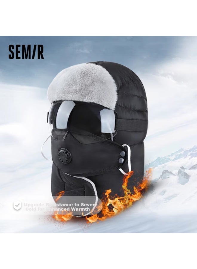 Semir Winter Hat For Men, Outdoor Cycling Fleece-lined Thick Windproof Cold-proof Warm Cotton Hat For Women In Autum - Image 4