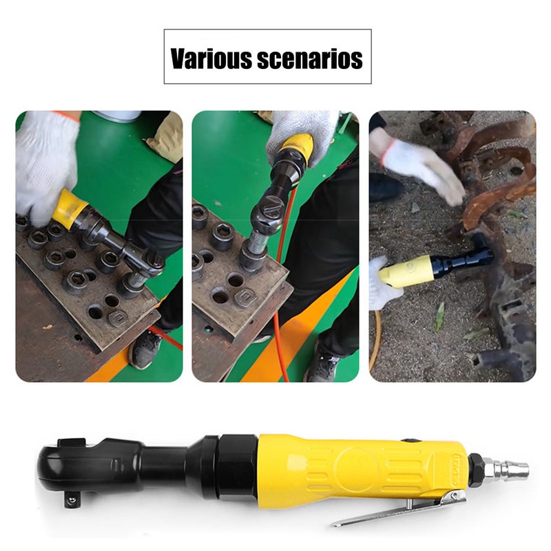 Heavy Right Angle Pneumatic Ratchet Wrench SquareDrive Shaft Pneumatic Wrench Professional Auto Repairing Tools - Image 4