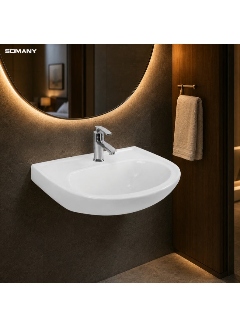 SOMANY Dove Wall Hung Basin - Image 3