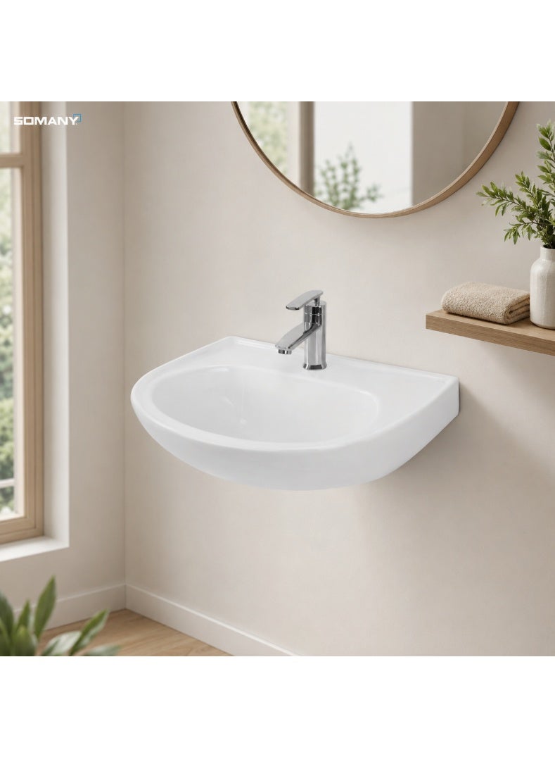 SOMANY Dove Wall Hung Basin - Image 2