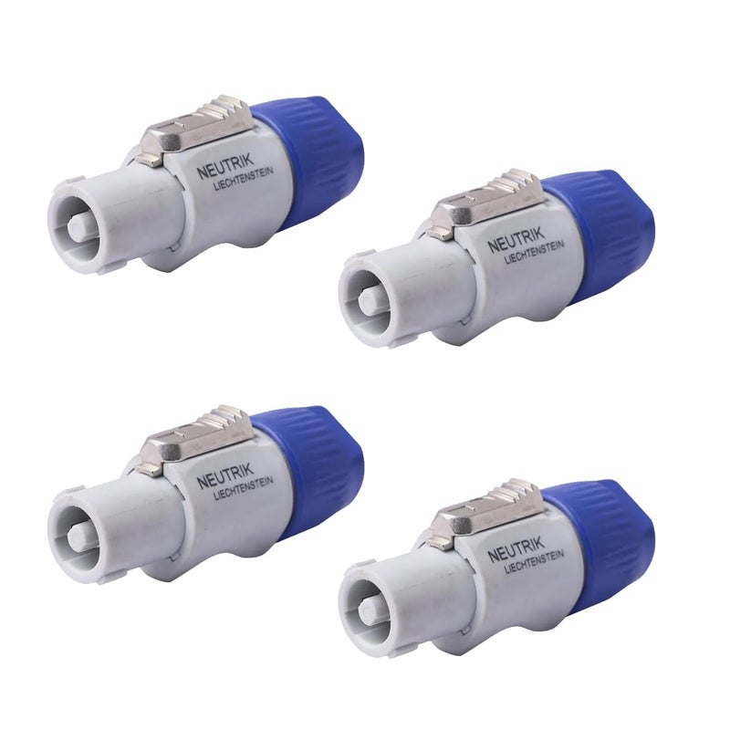 DMX Speakon neutrik NL4FC 4 PIN Connector Male Twist Lock Loudspeaker Connectors Sound xlr Pack of 4 - Image 2