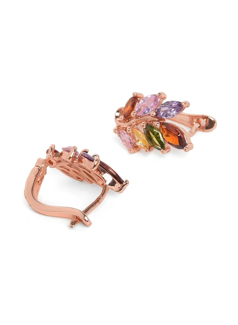 SOHI Contemporary Artificial Hoop Earring Jewellery