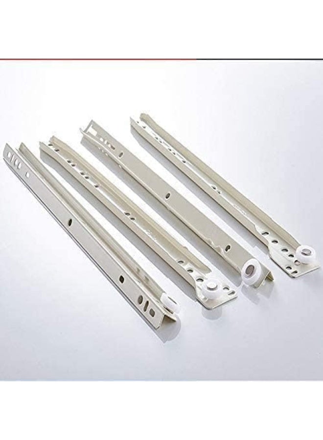 ROBUSTLINE 3 Fold Full Extension Soft Closing Steel Ball Bearing Drawer Slide - High Quality Bottom Mounted 1.0Mmx40Cm - 16 - Image 2