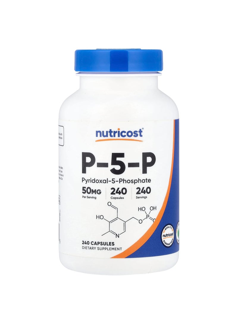 Nutricost P-5-P, 240 Capsules