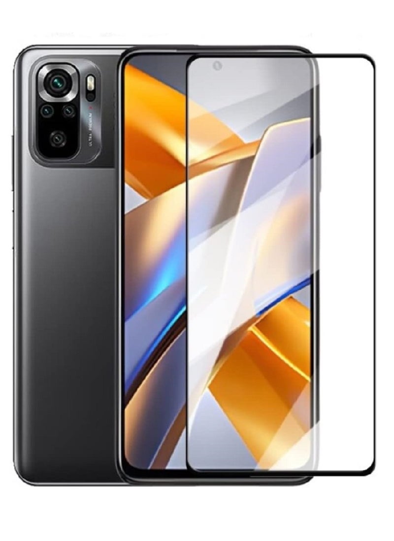 Super Tempered Glass Screen Protector 5D Designed For Xiaomi Poco M5s Full Glue Edge to Edge Full Screen Coverage And Bubble Free - Image 1