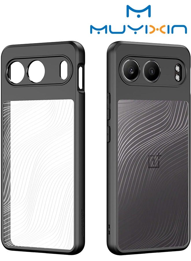 Muyixin Case for OnePlus Nord 4 Slim-Fit Anti-fingerprint Matte Texture Phone Cover -Black - Image 1