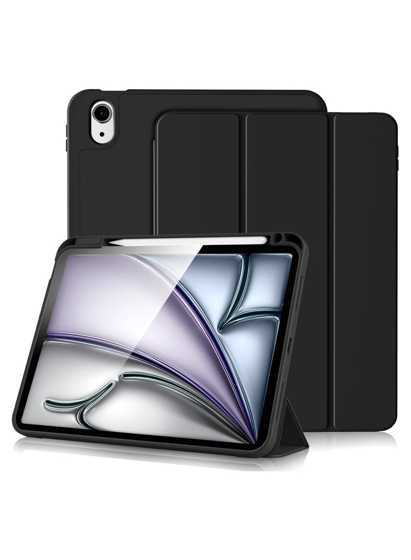 iPad Air 4th Generation Case 10.9 inch 2020 with Pencil Holder, [Support 2nd Pencil Charging], Slim Lightweight Stand Smart Shell Cover for iPad Air 4 Gen 10.9 inch, Auto Sleep/Wake (Black) - Image 2