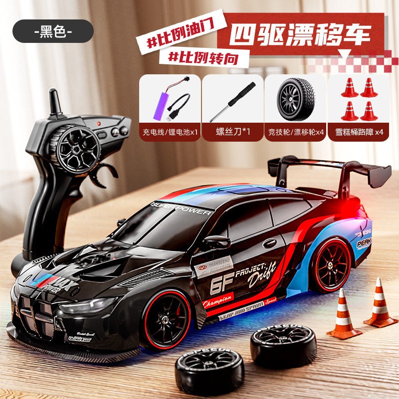 سيارة تحكم عن بعد 4WD عالية السرعة مع أضواء 2.4G - Image 4