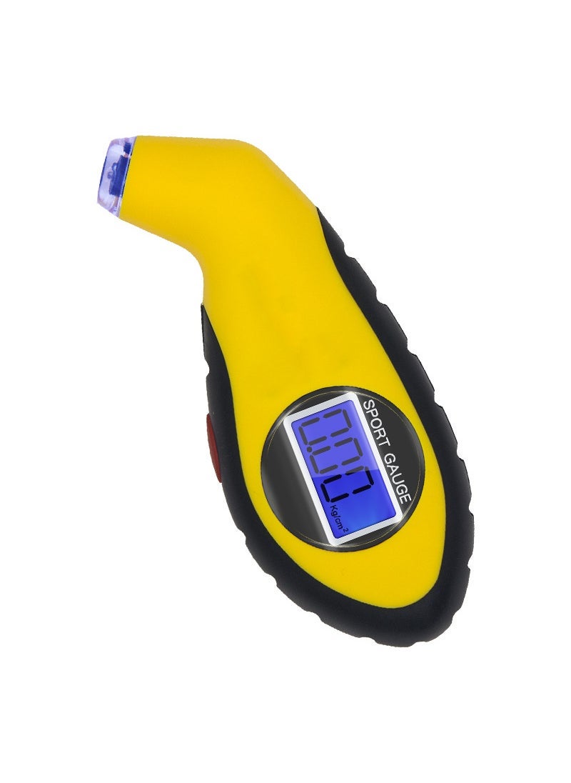 إسكدنيا High Precision Digital Tire Pressure Gauge for Cars Yellow