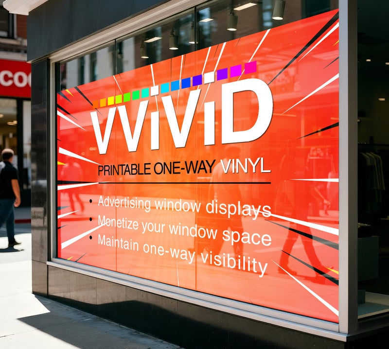 VViViD لفافة نافذة السيارات من في في في دي سوداء مثقبة برؤية أحادية الاتجاه (1.5 قدم × 4 أقدام) - Image 3