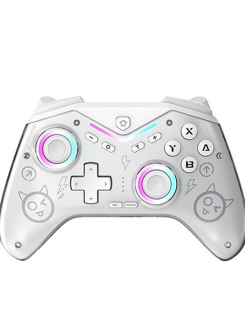 Magnetic face shell gamepad Hall joystick with light adjustment, Switch, Android IOS, wireless Bluetooth vibration