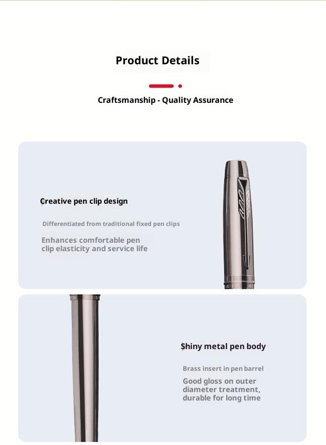 PARKER Open Nib Fountain Pen 0.6mm Small Upturned Tip Hand-Polished Calligraphy Practice Pen for Business & Office Writing - Image 3