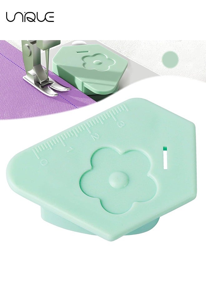 يونيك دليل التماس المغناطيسي لماكينة الخياطة - دليل التماس المغناطيسي المطور لماكينة الخياطة - دليل هيمر متعدد الوظائف متعدد الوظائف مع مقياس - دليل الخياطة المغناطيسي (أخضر) - Image 1