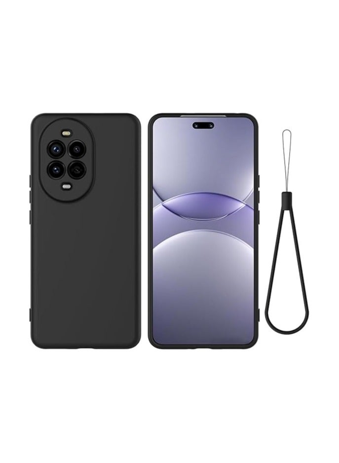general Silicone Case Compatible with Huawei Nova 13 Pro 5G, Soft-Touch, Shockproof, DustProof, Antiskid Full Body Protection Cover with Lanyard Wrist Strap for Huawei Nova 13 Pro - Image 1