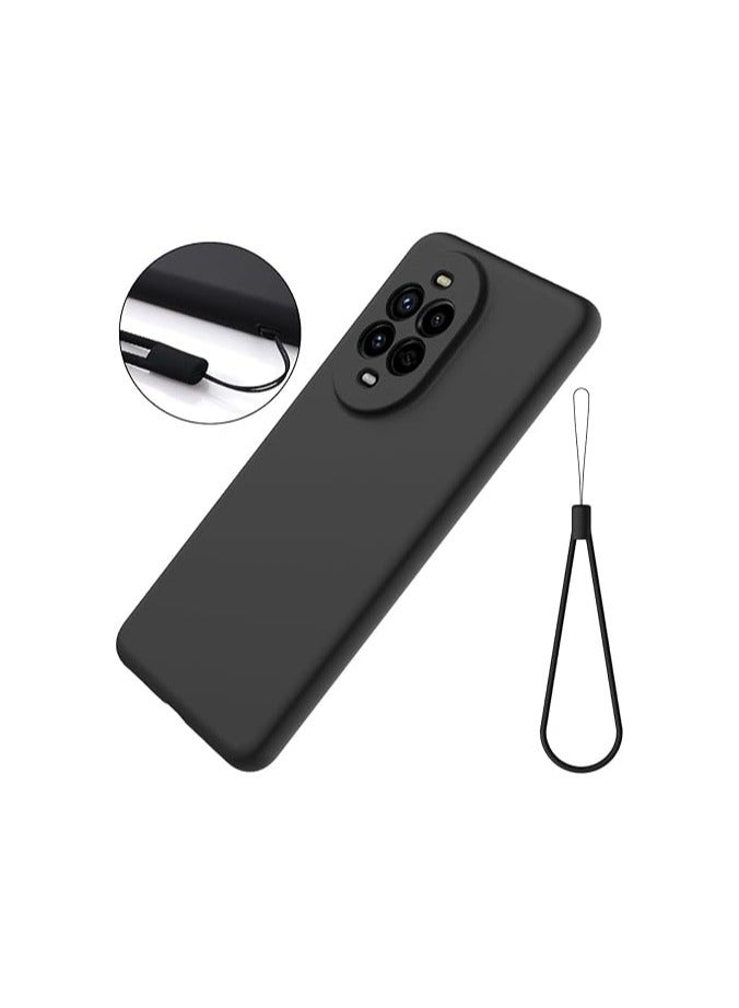 general Silicone Case Compatible with Huawei Nova 13 Pro 5G, Soft-Touch, Shockproof, DustProof, Antiskid Full Body Protection Cover with Lanyard Wrist Strap for Huawei Nova 13 Pro - Image 5