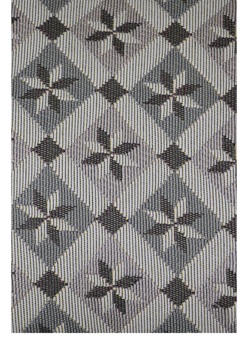 لوفت وسادة مربعة عصرية برسومات جرافيكية، بلمسة بوهو عصرية، قماش ناعم، مناسبة لغرفة المعيشة أو غرفة النوم أو الصالة أو المكتب، 65×65 سم - 217T-Q3 - Image 2