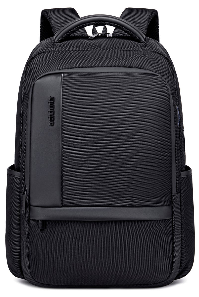 ARCTIC HUNTER Casual Travel Backpack Water Resistant Unisex School College Bag with Built in USB Port and Laptop Compartment for Men and Women, B00120C, Black - Image 3