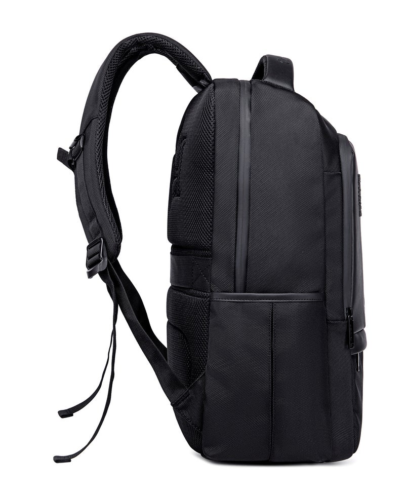 ARCTIC HUNTER Casual Travel Backpack Water Resistant Unisex School College Bag with Built in USB Port and Laptop Compartment for Men and Women, B00120C, Black - Image 5