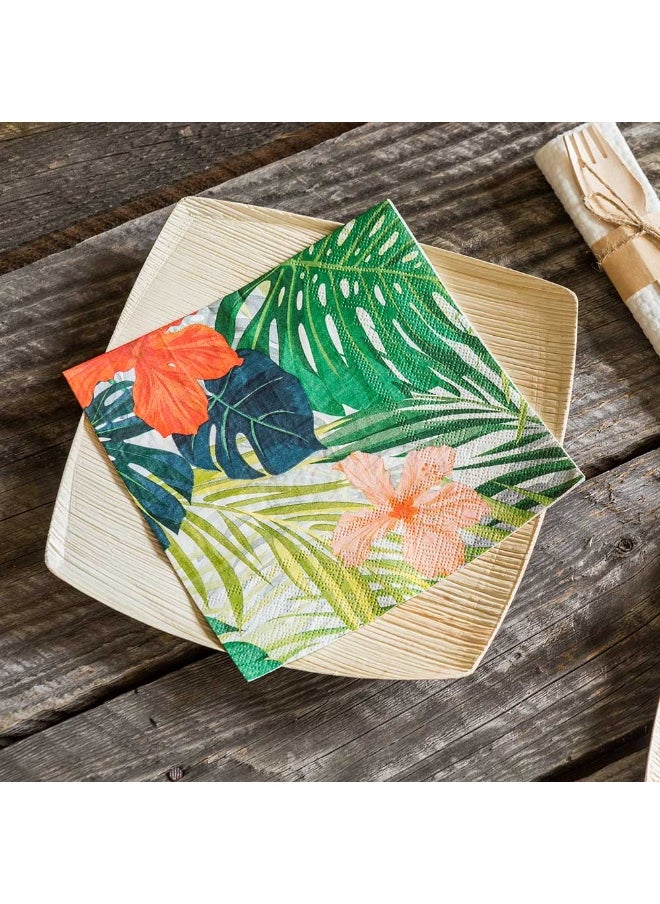 Restaurantware 13 Inch Paper Luncheon Napkins, 500 Flowers Design Printed Napkins - 3-Ply, Textured Edges, Assorted Colors Paper Decorated Napkins, Soft And Strong, For Parties Or Catering Events  - Image 3