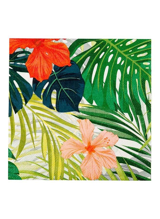 Restaurantware 13 Inch Paper Luncheon Napkins, 500 Flowers Design Printed Napkins - 3-Ply, Textured Edges, Assorted Colors Paper Decorated Napkins, Soft And Strong, For Parties Or Catering Events  - Image 4