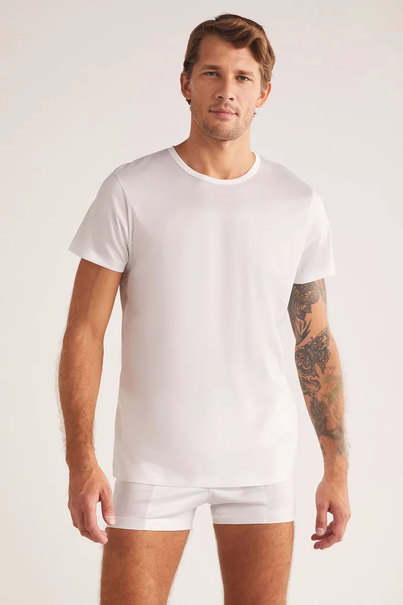 KOM Elite Crew Neck Cotton Mercerized T-Shirt