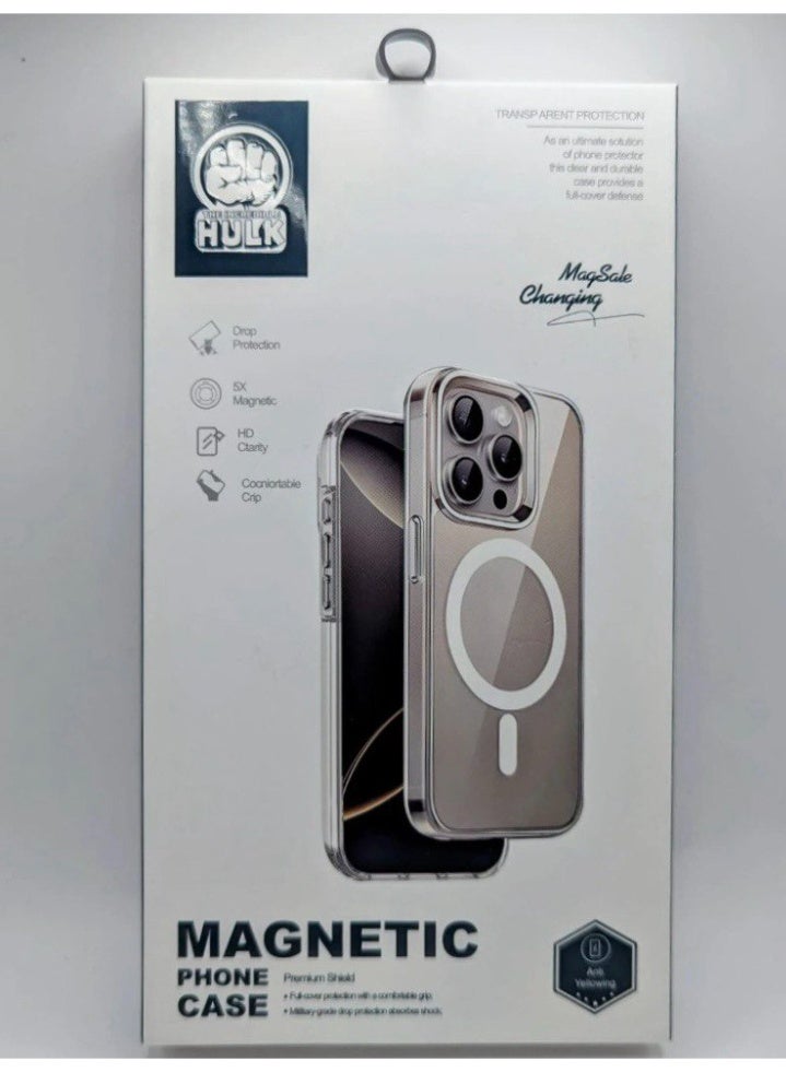 Clear protection cover for iPhone 17 PRO , supports MagSafe, anti-yellowing and anti-scratch - Image 5