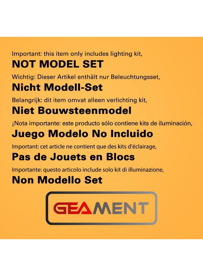 GEAMENT مجموعة إضاءة LED متوافقة مع منزل Up (منزل Up) - مجموعة إضاءة لطراز ديزني 43217 للبناء (مجموعة ليغو غير مدرجة) - Image 2