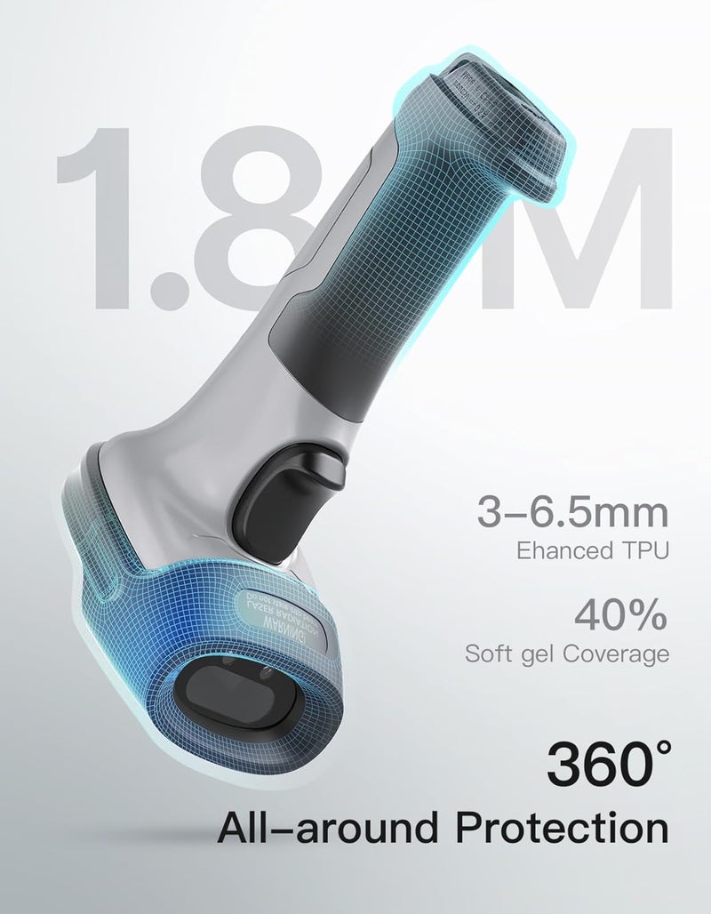 Inateck 2D Barcode Scanner, Wireless Bluetooth QR Code Scanner with AI APP & SDK, 180-Day Battery Life, Fast & Accurate Scanning, Compatible with iOS/Android/Windows, BCST-72 - Image 3