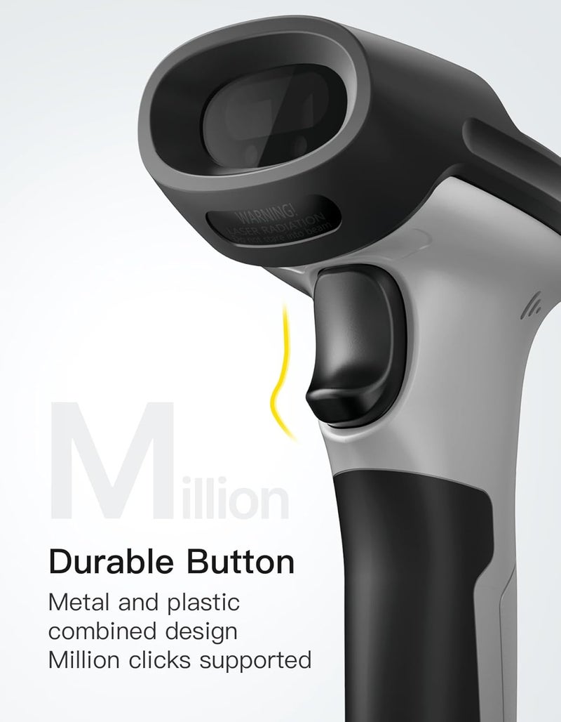 Inateck 2D Barcode Scanner, Wireless Bluetooth QR Code Scanner with AI APP & SDK, 180-Day Battery Life, Fast & Accurate Scanning, Compatible with iOS/Android/Windows, BCST-72 - Image 4