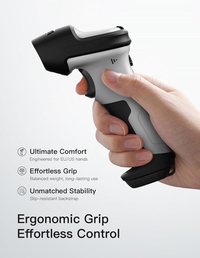 Inateck 2D Barcode Scanner, Wireless Bluetooth QR Code Scanner with AI APP & SDK, 180-Day Battery Life, Fast & Accurate Scanning, Compatible with iOS/Android/Windows, BCST-72 - Image 5