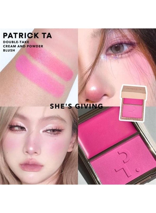 Patrick Ta Duo Cheek Blush - Shade: She's Giving - Image 1