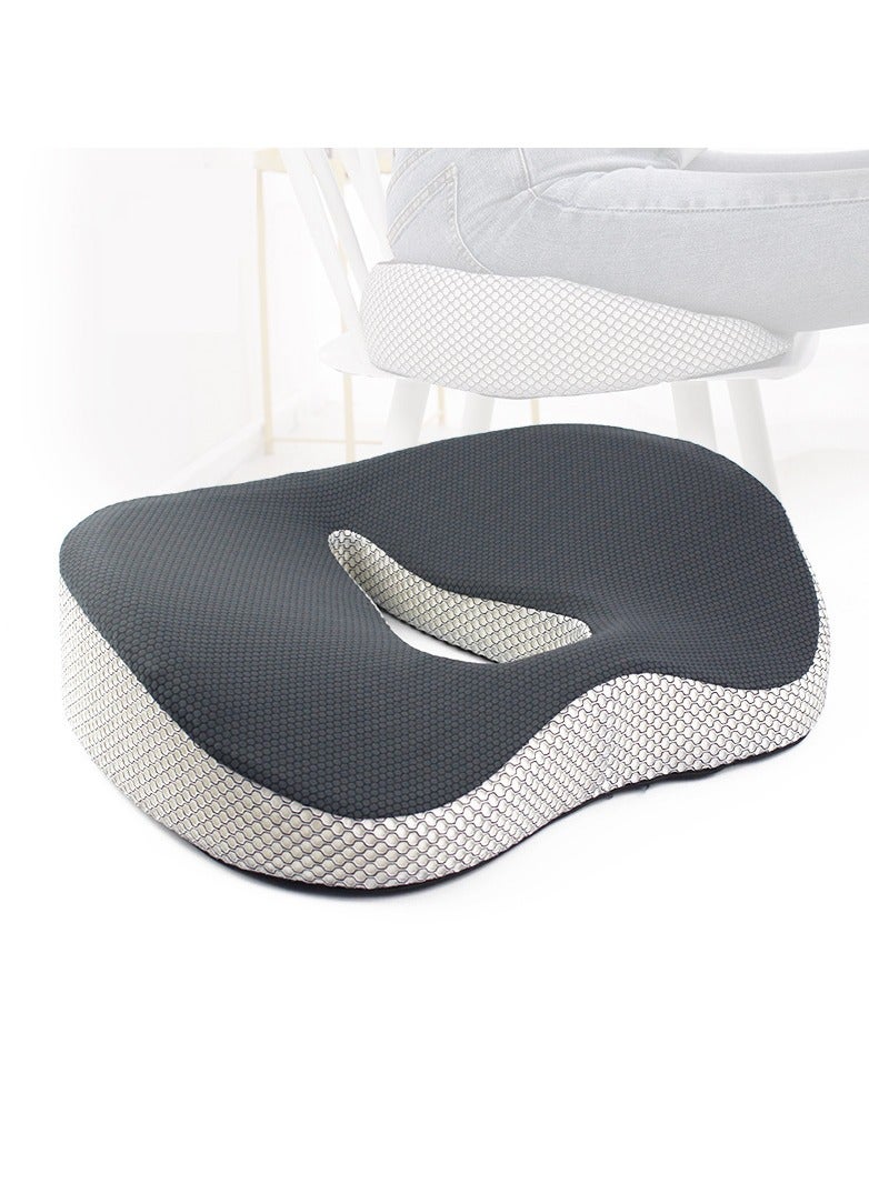 Memory Foam Car Seat Cushion Seat Cushions for Office Chairs Office Chair Cushion Ergonomic Donut Pillow for Desk Car and Gaming Back Pain Relief and Support (15.7* 3.94* 3.94in)  - Image 1