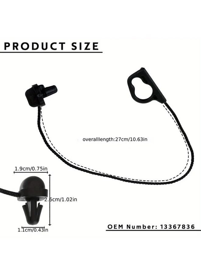 2 Pack Car Rear Cargo Tie Down Straps Easy Snap Mounting Front Location Variant Color - Image 3