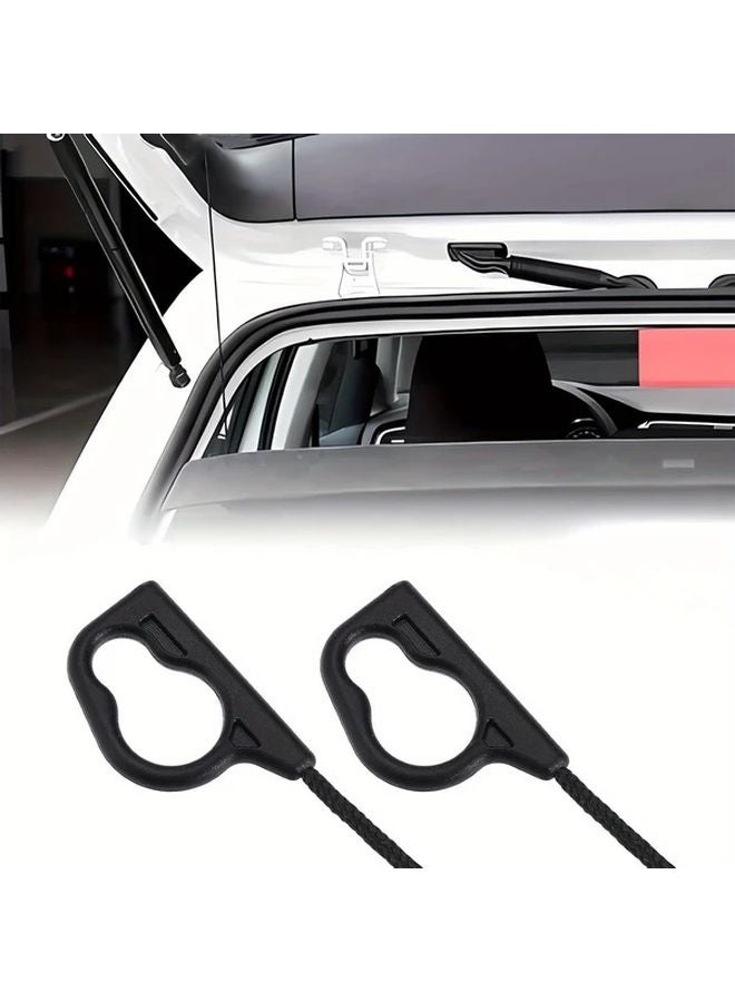 2 Pack Car Rear Cargo Tie Down Straps Easy Snap Mounting Front Location Variant Color - Image 5