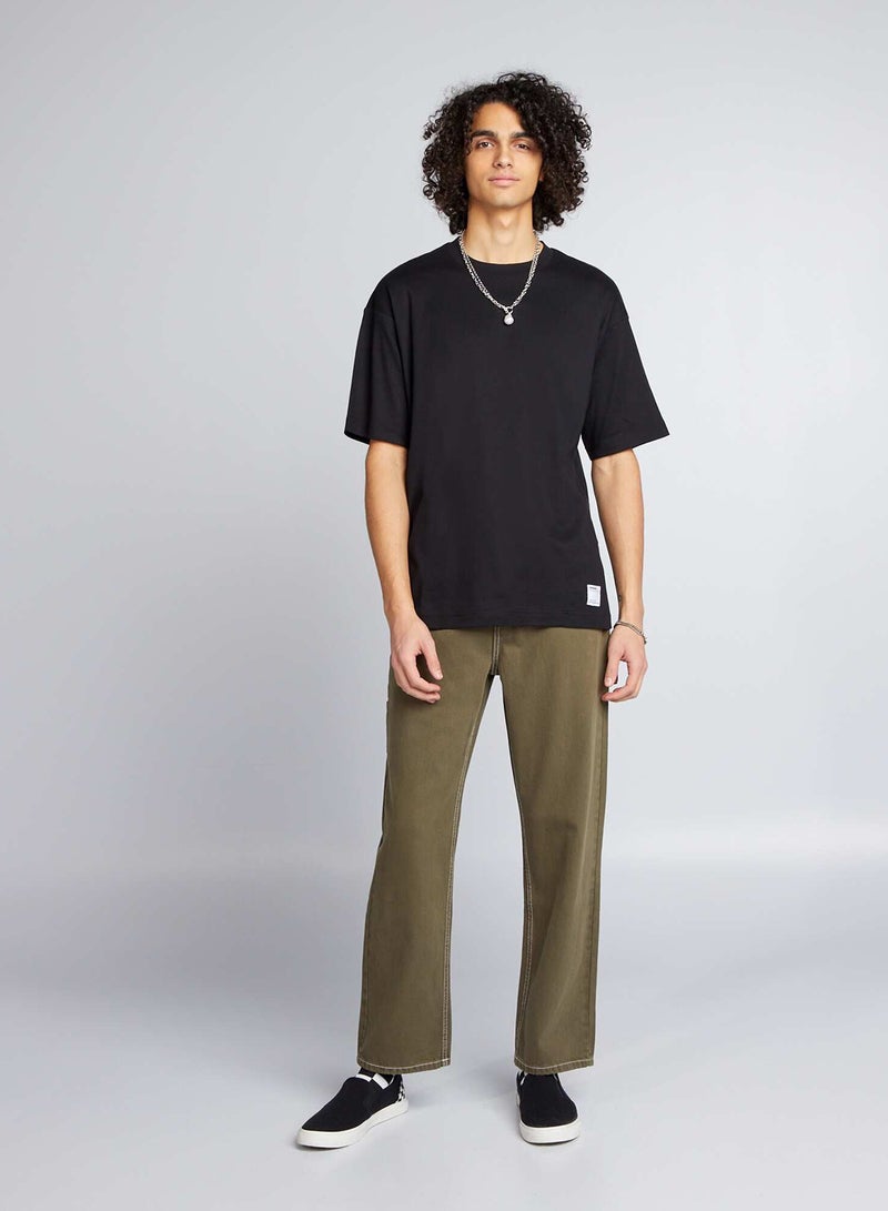 Kiabi Round neck cotton T-shirt - Image 3