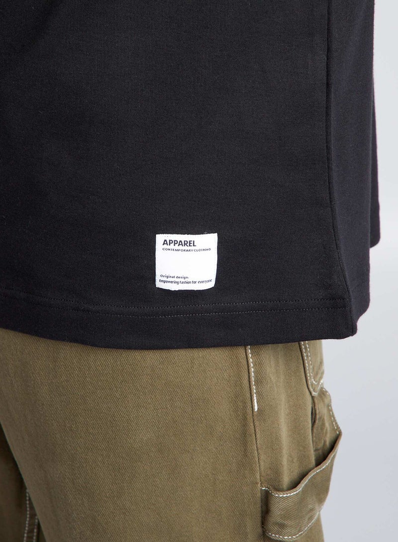 Kiabi Round neck cotton T-shirt - Image 1