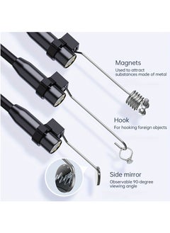 inskam Borescope Camera with Light, 16.5ft/5M Flexible Industrial Endoscope Camera, IP67 Waterproof Endoscope, 1080P HD Inspection Camera, Auto Repair Plumbing House Auxiliary Inspection  - Image 2